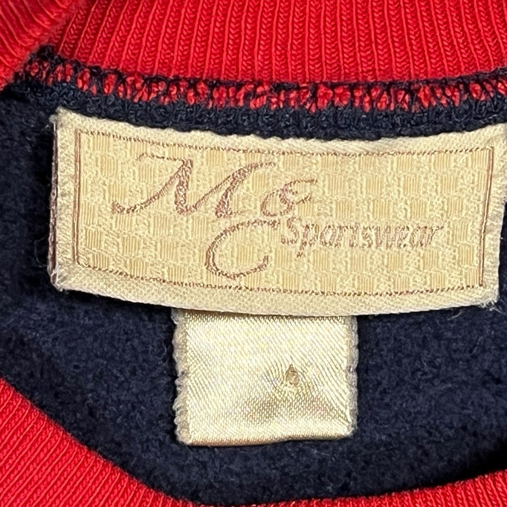 Y2K M & C Sportswear Womens Med Grandmacore Sweatshirt Dogs Pawprints Sparkle - Picture 7 of 11